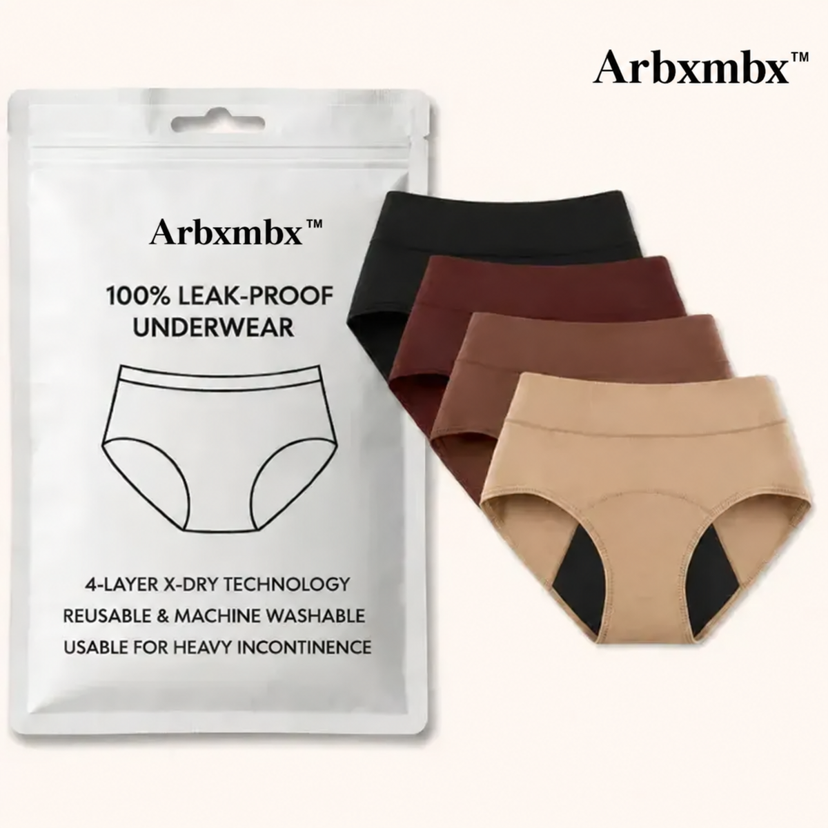 💖Last Day 50% OFF|ARBXMBX™  100% Leak-Proof Underwear 🌸
