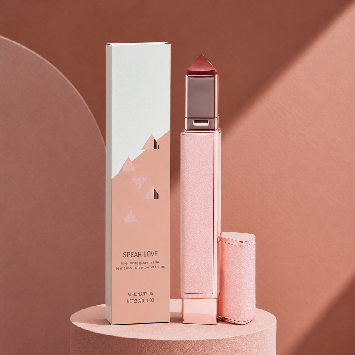 Hydrating Lip Plumping Glossy Lip Balm