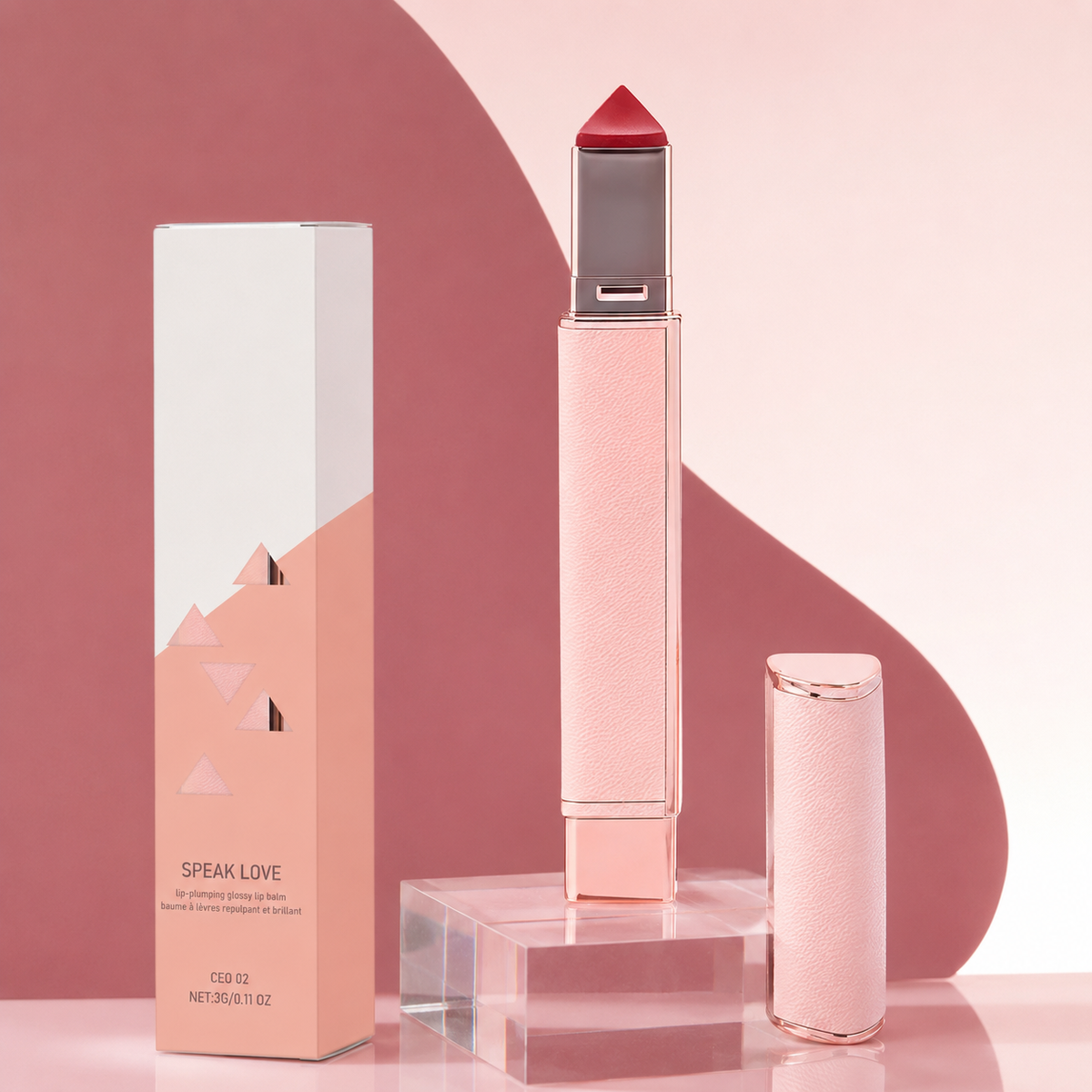 Hydrating Lip Plumping Glossy Lip Balm