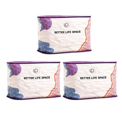 🥳2026 HOT SALE🥳💞 50% OFF! No‑Pump Vacuum Storage Bags – Press & seal, no pump needed. Saves 80% space, keeps clothes dry & dust‑free. Perfect for bulky bedding & off‑season gear. 🛏️🗄️