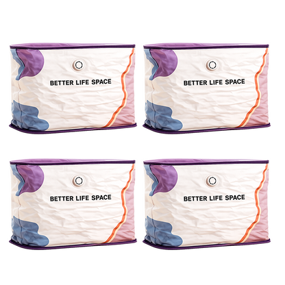 🥳2026 HOT SALE🥳💞 50% OFF! No‑Pump Vacuum Storage Bags – Press & seal, no pump needed. Saves 80% space, keeps clothes dry & dust‑free. Perfect for bulky bedding & off‑season gear. 🛏️🗄️