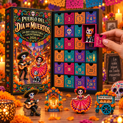 🎁 Save 25% on Your Day of the Dead Village — 24 Days of Little Surprises!