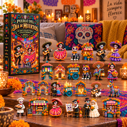 🎁 Save 25% on Your Day of the Dead Village — 24 Days of Little Surprises!