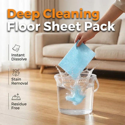 🔥Limited-time offer: Extra 50% off.  Water-Soluble Floor Cleaning Sheets