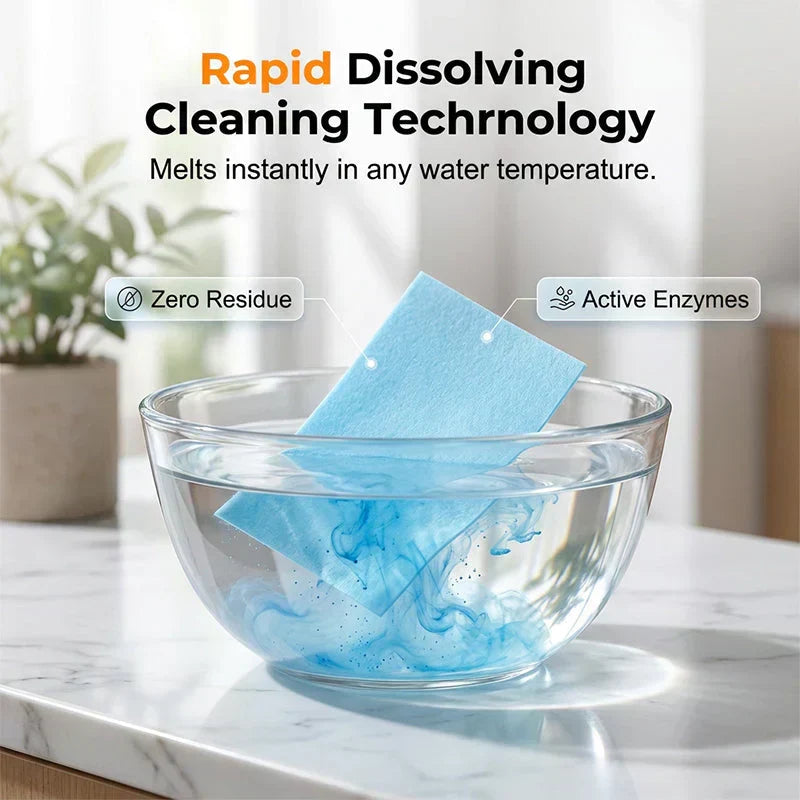🔥Limited-time offer: Extra 30% off.  Water-Soluble Floor Cleaning Sheets